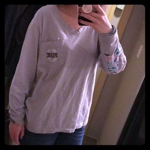 Victoria secret long sleeve V neck